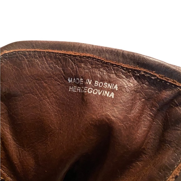 A.S. 98 Traver Tobacco Suede Leather Ankle Bootie Boots Size 38 - Picture 14 of 16